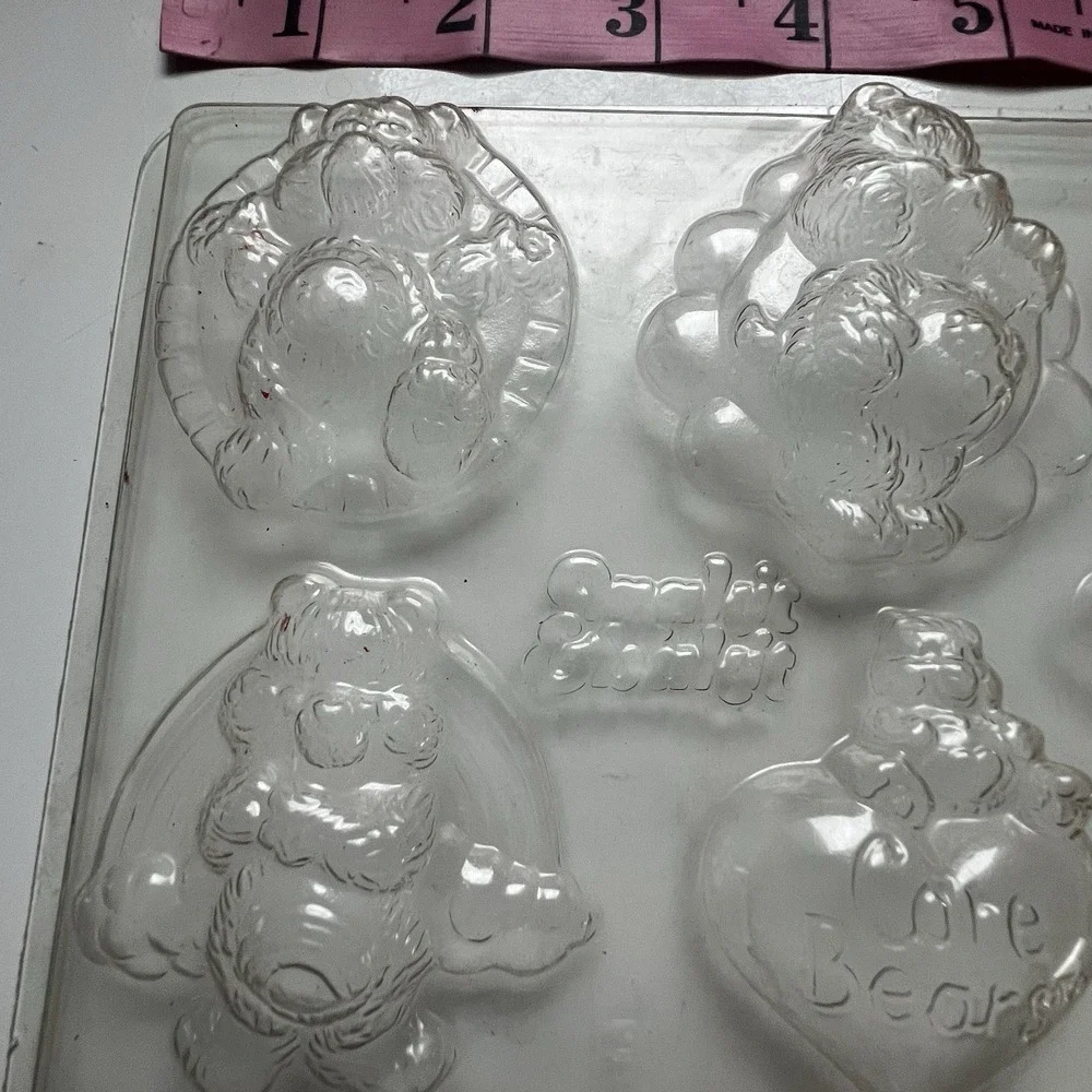 Vintage Care Bears Chocolate Mold - 1980's Licensed - 9 Cavity - Craft Or Candy